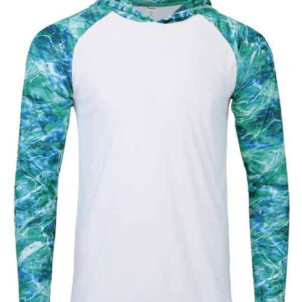 Men's Biloxi Performance Colorblocked Hooded Sweatshirt Thumbnail