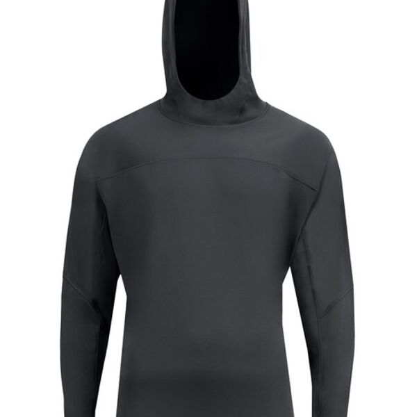 Unisex Airflex Long-Sleeve Scuba Neck Hooded T-Shirt Thumbnail