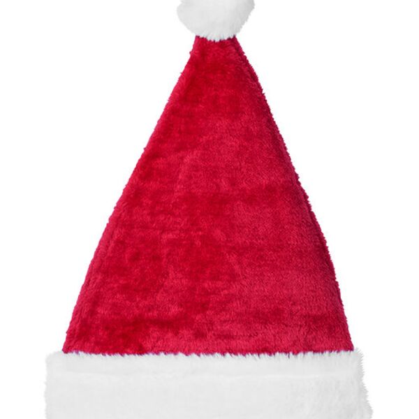 Holiday Christmas Plush Santa Hat Thumbnail