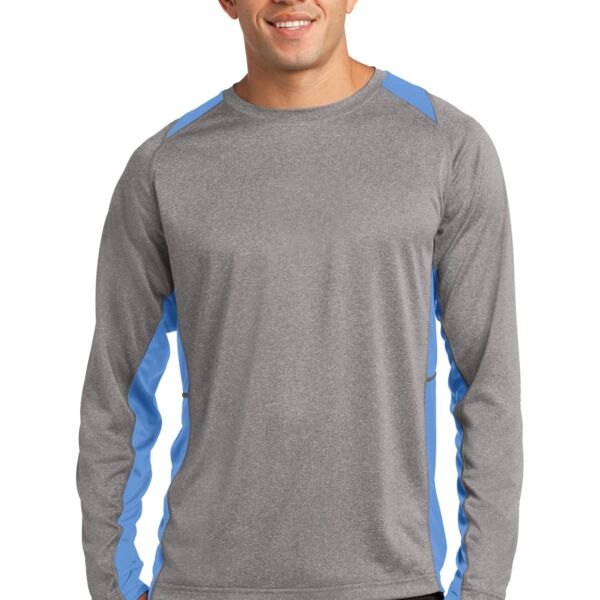 Long Sleeve Heather Colorblock Contender ™ Tee - AF Thumbnail