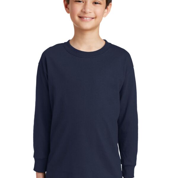 Youth Heavy Cotton ™ 100% Cotton Long Sleeve T Shirt - AF Thumbnail