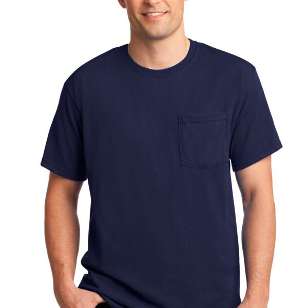 Dri Power ® 50/50 Cotton/Poly Pocket T Shirt -AF Thumbnail