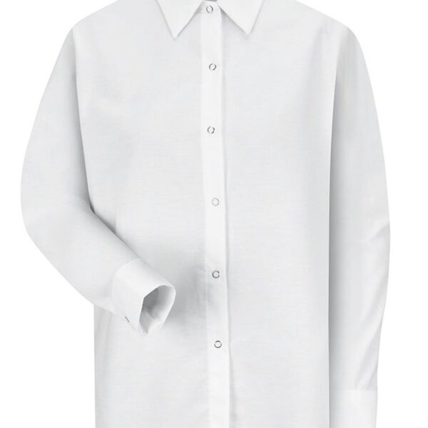 Women's Long Sleeve Specialized Pocketless Poplin Work Shirt - AF Thumbnail
