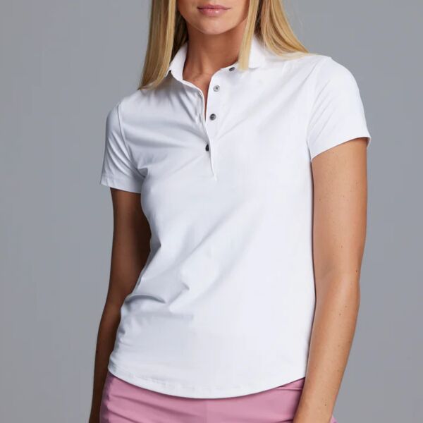 DOBI Greyson Scarlett Polo white Thumbnail