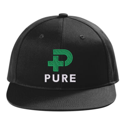Pure - Snapback Flat Bill Cap Thumbnail