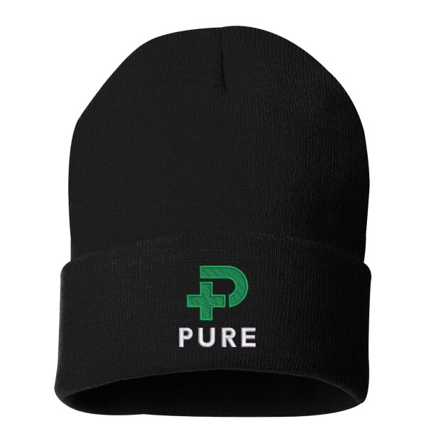 Pure - Solid 12" Cuffed Beanie Thumbnail